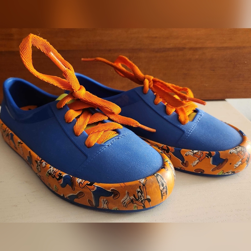 Mini Melissa Disney Goofy Jelly Sneakers Kids Size 12